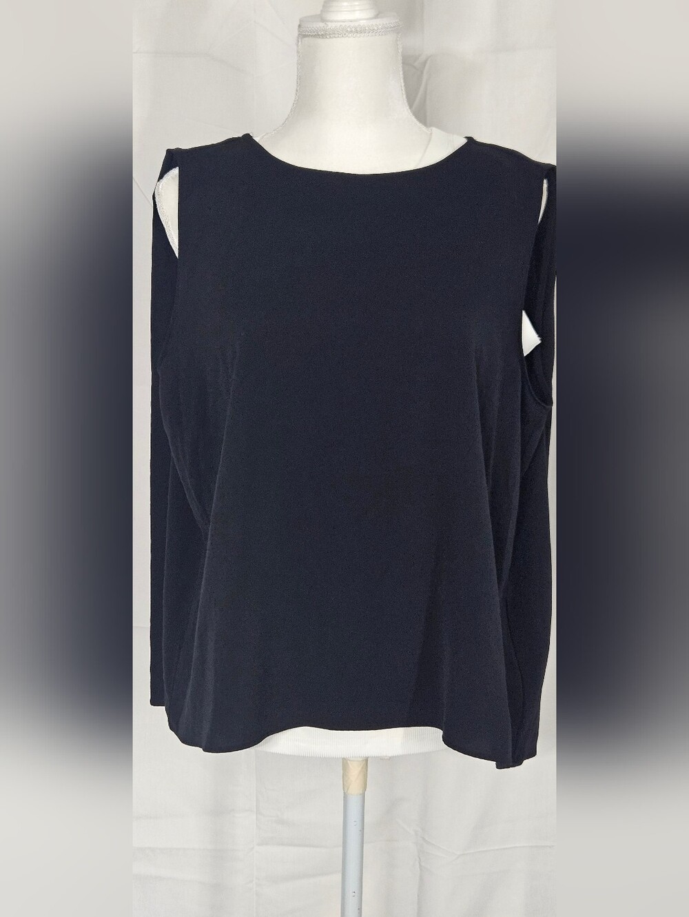 Worthington Black  Sleeveless Top